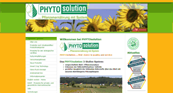 Desktop Screenshot of phytosolution.de