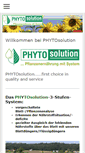 Mobile Screenshot of phytosolution.de