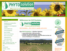 Tablet Screenshot of phytosolution.de